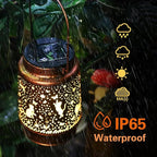 Cat Solar Lantern Set, Classic Patio Lighting