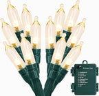 Christmas Fairy Lights, 33ft 100 LED Battery Twinkle Lights