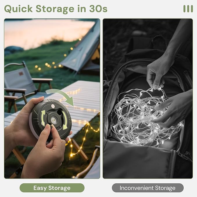 Christmas Twinkle Lights, 8ft Waterproof for Porch