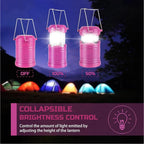Solar Hanging Lanterns 4-Pack, Yard Hanging LED Decor