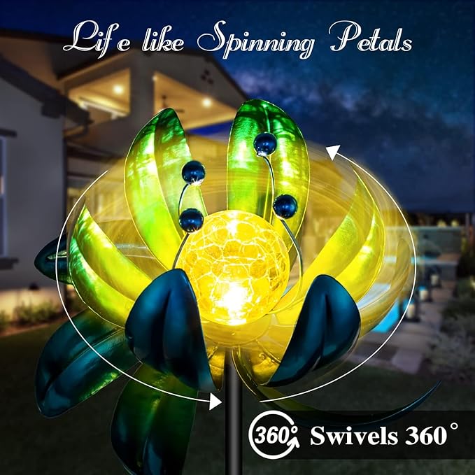 Solar Pathway Lights, Waterproof LED Garden Lights