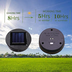 2-Pack Garden Solar Lanterns, Waterproof LED Outdoor Lights