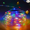 16ft Christmas LED String Lights, Waterproof Timer Lights