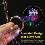 Christmas Fairy Lights, 16ft 50 LED Battery Twinkle Lights