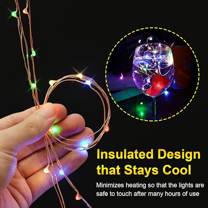 Christmas Fairy Lights, 16ft 50 LED Battery Twinkle Lights