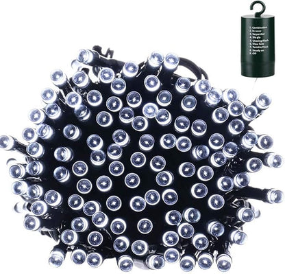 200 LED Christmas Twinkle Lights, 72ft Waterproof for Yard