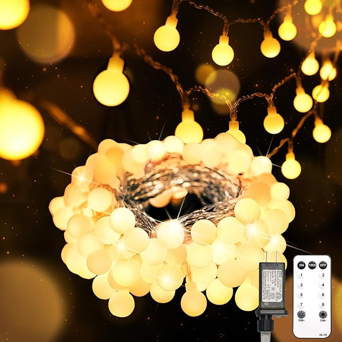 Christmas Fairy Lights, 33ft 100 LED Battery Twinkle Lights