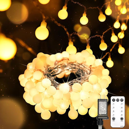 Christmas Fairy Lights, 33ft 100 LED Battery Twinkle Lights