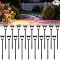 Solar Garden Path Lights 18-Pack, IP65 Waterproof