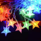 Christmas Porch String Lights, 25ft 50 LED Waterproof