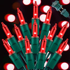 Christmas Twinkle Lights, 20ft Waterproof for Yard