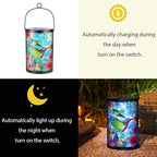 Peacock Solar Hanging Lanterns, Charming Outdoor Decor