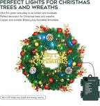 Christmas Patio String Lights, 100 LED Waterproof