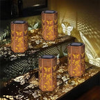 Butterfly Solar Lantern Set 4-Pack, Elegant Outdoor Lighting