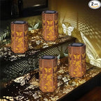 Butterfly Solar Lantern Set 4-Pack, Elegant Outdoor Lighting