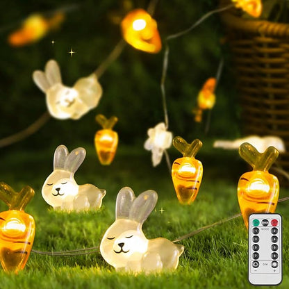 Outdoor String Lights, 8ft Waterproof LED