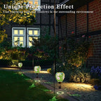 Flower Solar Lantern Set, Classic Garden Lighting