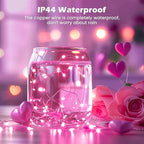 5-Pack Christmas LED String Lights, Waterproof Timer Lights