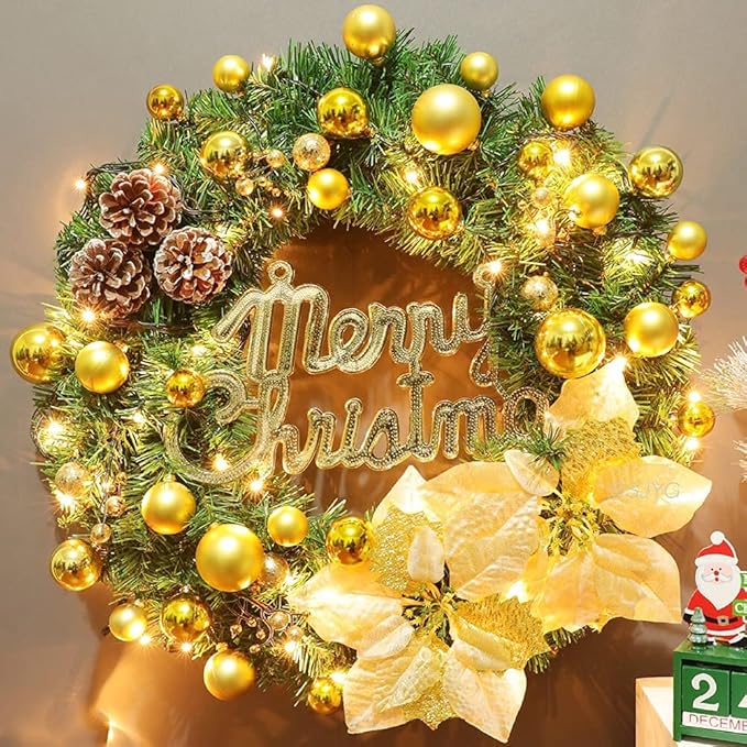 2-Pack Christmas String Lights, 50 LED Waterproof Twinkle Lights