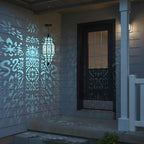 18" Moroccan Solar Pendant Light, Outdoor