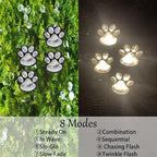 4-Pack Solar Pathway Lights, Waterproof LED Garden Lights