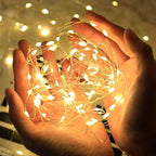 4-Pack 240 LED Christmas Twinkle Lights, 80ft Waterproof for Porch