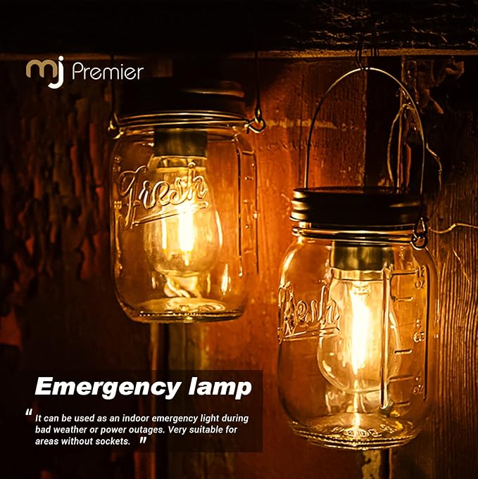 Backyard Solar Outdoor Lanterns, Elegant Waterproof LED