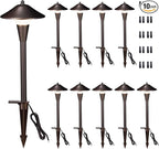 Solar Pathway Lights 10-Pack, Garden LED
