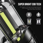 4-Pack Garden Solar Outdoor Lanterns, Metal Waterproof LED