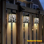 2-Pack Warm White Solar Deck Lights, Outdoor LED