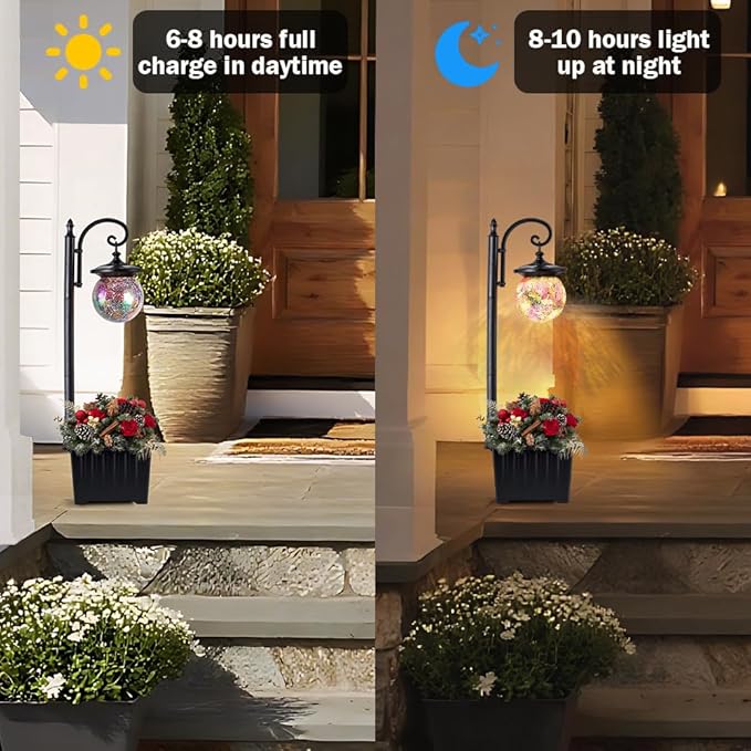 Post Lighting Fixture for Outdoor Posts, Black Waterproof