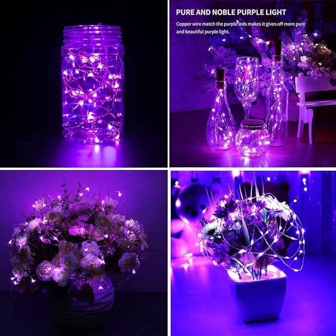 Christmas Fairy Lights 16-Pack, 2ft 30 LED Battery Twinkle Lights