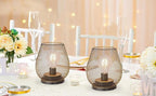 Hanging Solar Yard Lanterns, Metal Waterproof LED