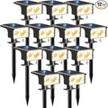Solar Yard Spotlights 12-Pack, Motion Sensor LED