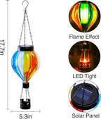 Backyard Solar Hanging Lanterns, Metal Backyard Decor