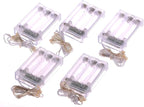 5-Pack Christmas String Lights, 20 LED Waterproof Twinkle Lights