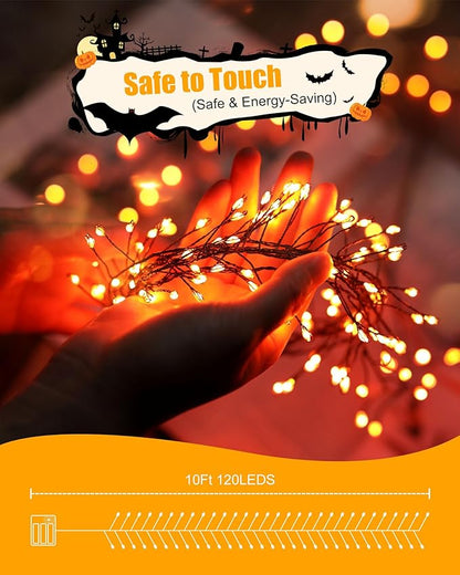 Christmas LED String Lights, Waterproof Timer Lights