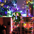 Multicolor Christmas Lights, 33ft LED 8-Mode