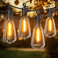 Brightown Outdoor String Lights, 75ft 24 ST38 Shatterproof LED Patio Lights, Dimmable IP65 Waterproof