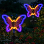 2-Pack Solar Landscape Lights for Driveway