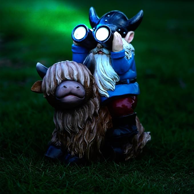 Solar Gnome Statue Light, Yard Decor