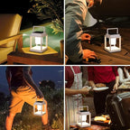 Garden Solar Lantern Set, Metal Yard Lighting