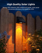 16-Pack Solar Deck Step Lights, Waterproof LED