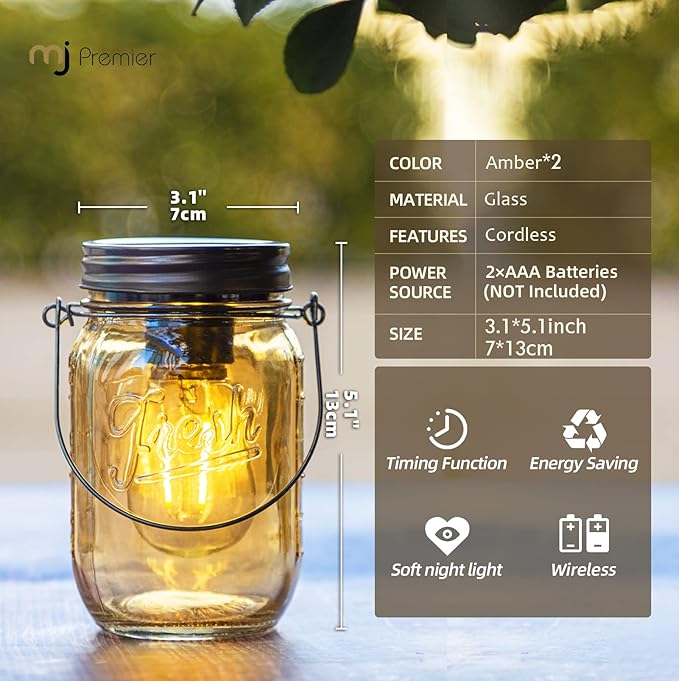 Backyard Solar Outdoor Lanterns, Elegant Waterproof LED