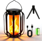 Courtyard Solar Porch Lanterns, Metal Waterproof LED