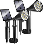 2-Pack Solar Spotlights, Landscape Lights