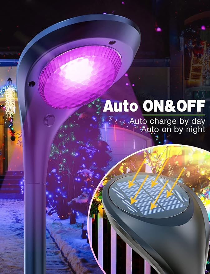 Solar Pathway Lights, Waterproof LED Driveway Lights