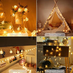 Christmas Fairy Lights, 33ft 80 LED Battery Twinkle Lights