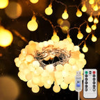 Christmas Backyard String Lights, 50 LED Waterproof