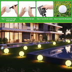 Solar Pathway Lights 5-Pack, Garden LED